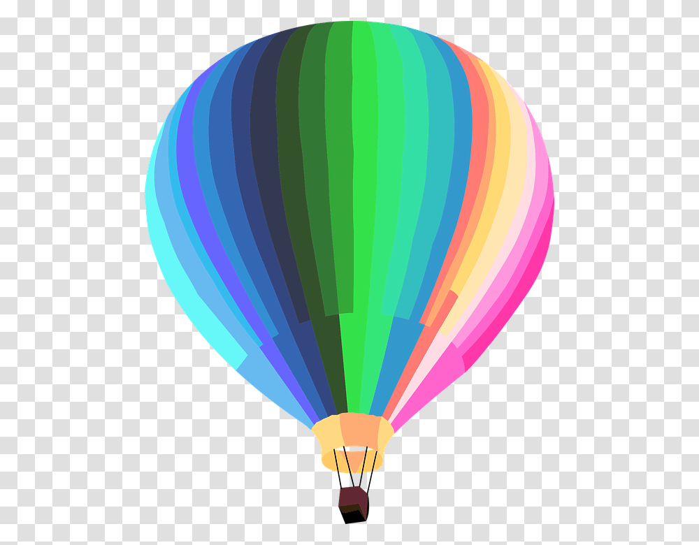 Bales De Ar Quente Colorido, Balloon, Vehicle, Transportation, Aircraft Transparent Png