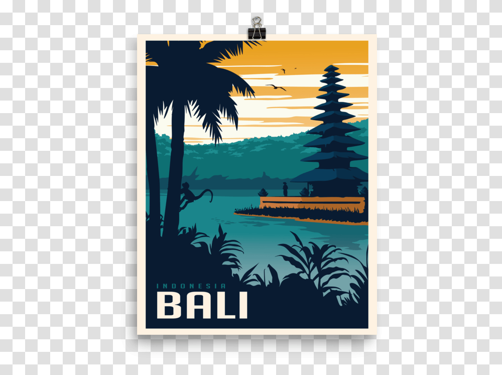 Bali Indonesia Bali Old Travel Posters Indonesia, Advertisement, Flyer, Paper, Person Transparent Png