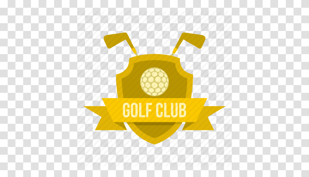 Ball Banner Club Competition Game Golf Sport Icon, Logo, Trademark, Badge Transparent Png