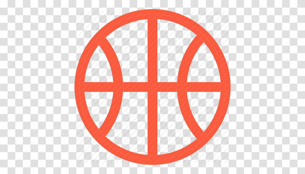 Ball Basketball Game Play Sport Icon, Logo, Trademark Transparent Png