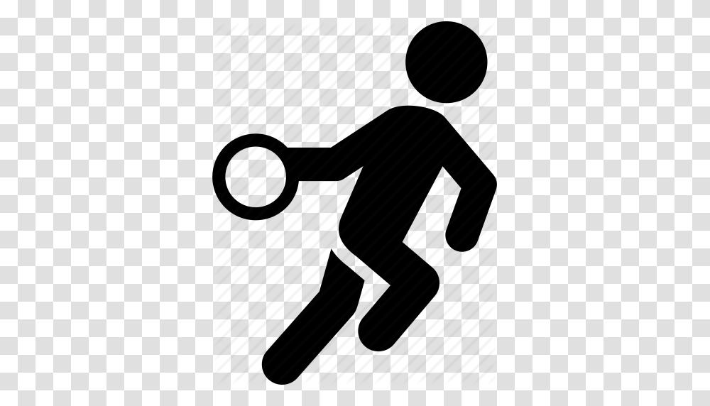 Ball Basketball Man Person Player Playing Sports Icon, Piano, Leisure Activities, Silhouette, Duel Transparent Png