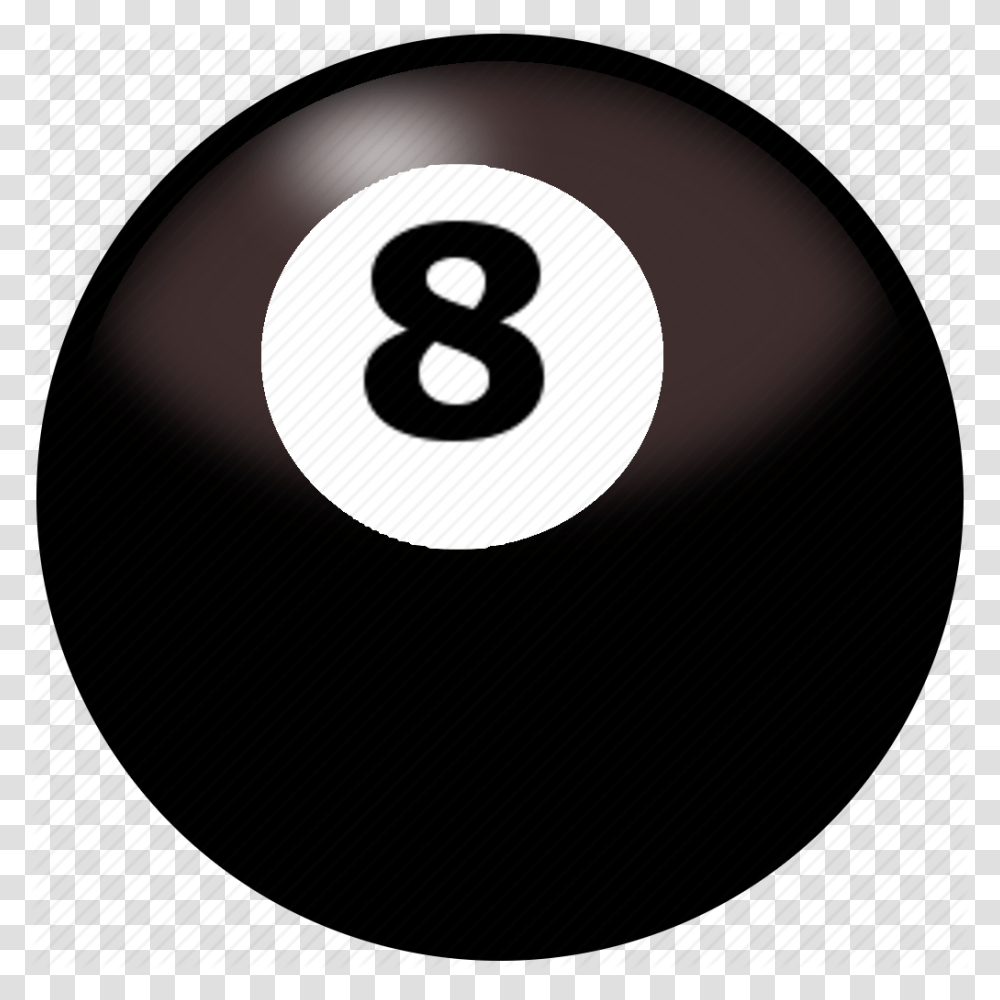 Ball Billiards Eight Game Pool Sport Icon, Number, Disk Transparent Png