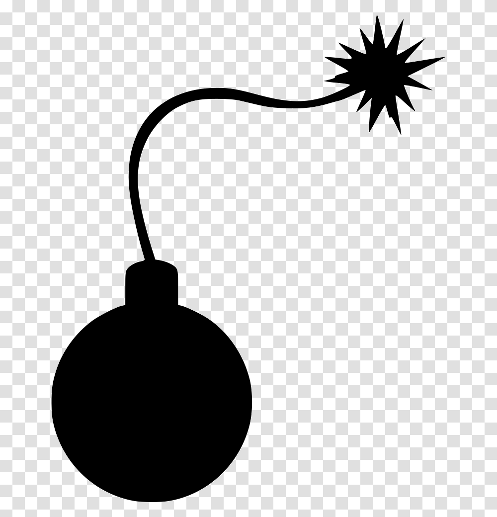 Ball Bomb Fire, Silhouette, Stencil Transparent Png