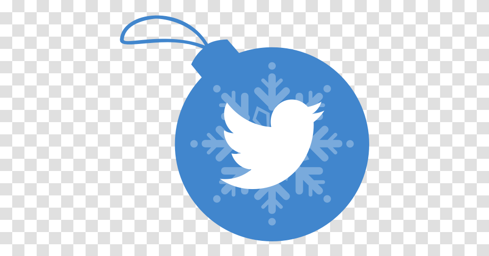 Ball Christmas Twitter Icon Christmas Twitter Icon, Bird, Animal, Plant, Sea Life Transparent Png