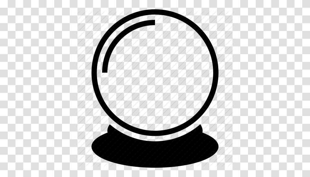 Ball Crystal Forecast Future Prediction Sorcery Witch Icon, Sphere, Barrel, Astronomy Transparent Png