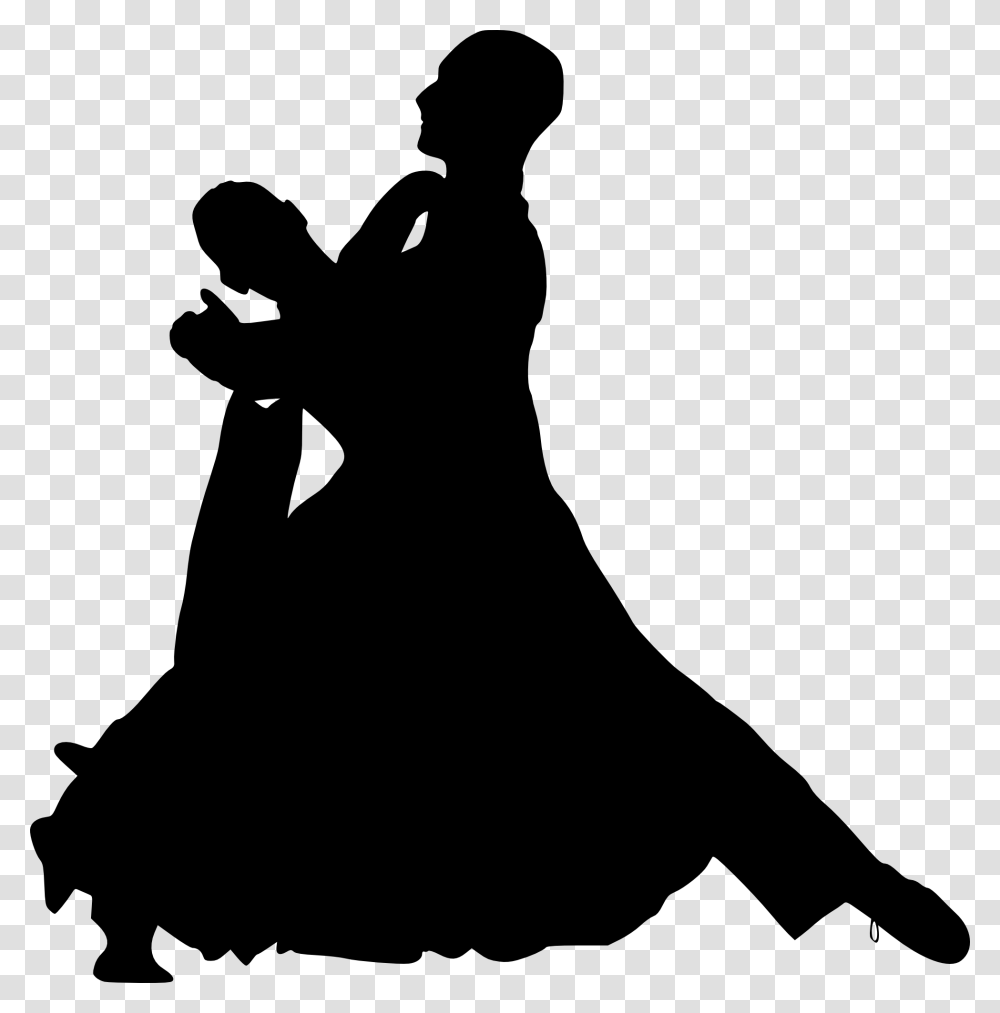 Ball Dancing Silhouette Ballroom Dance Silhouette, Dance Pose, Leisure Activities, Performer, Person Transparent Png