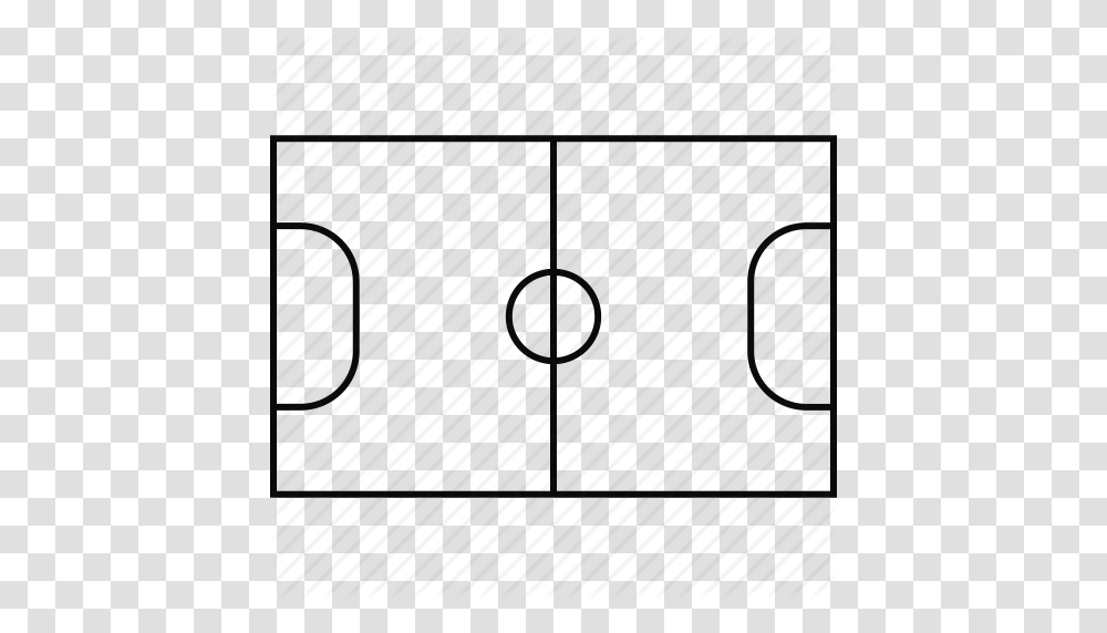 Ball Field Football Futsal Soccer Sport Icon, Plot, Plan, Diagram Transparent Png