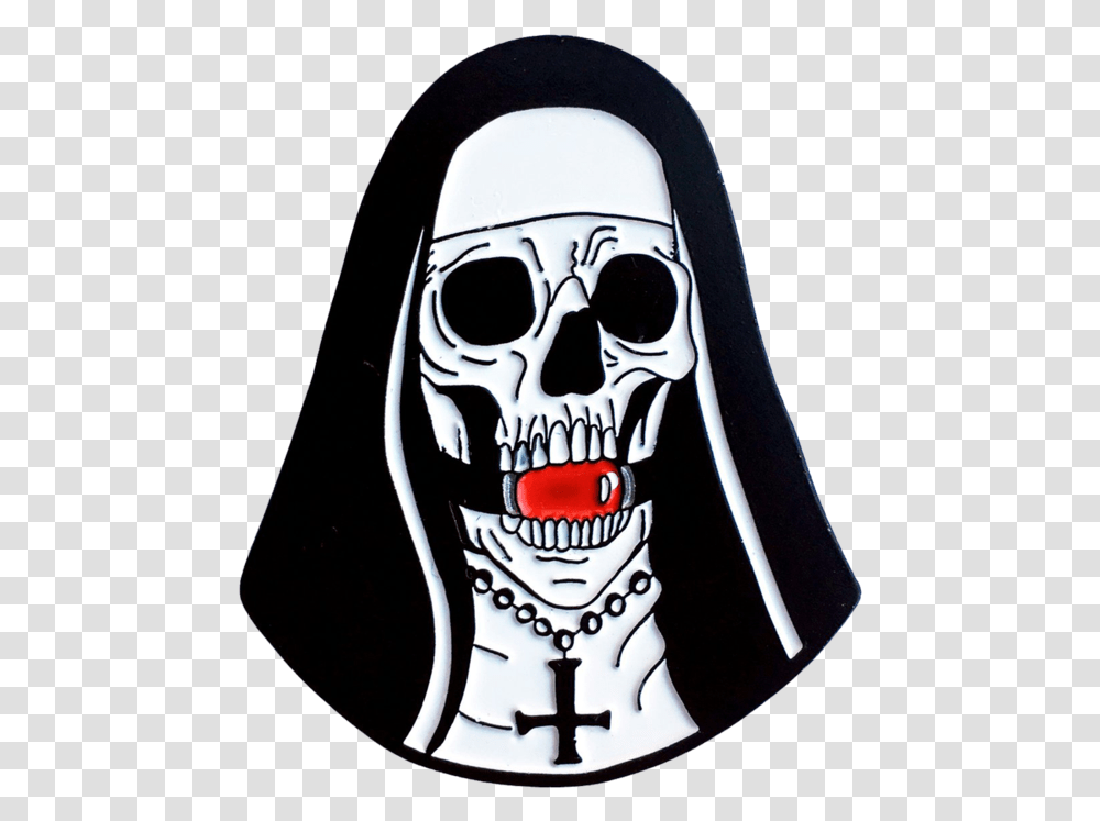 Ball Gag Nun Pin Skull With Ball Gag, Sunglasses, Accessories, Accessory, Person Transparent Png