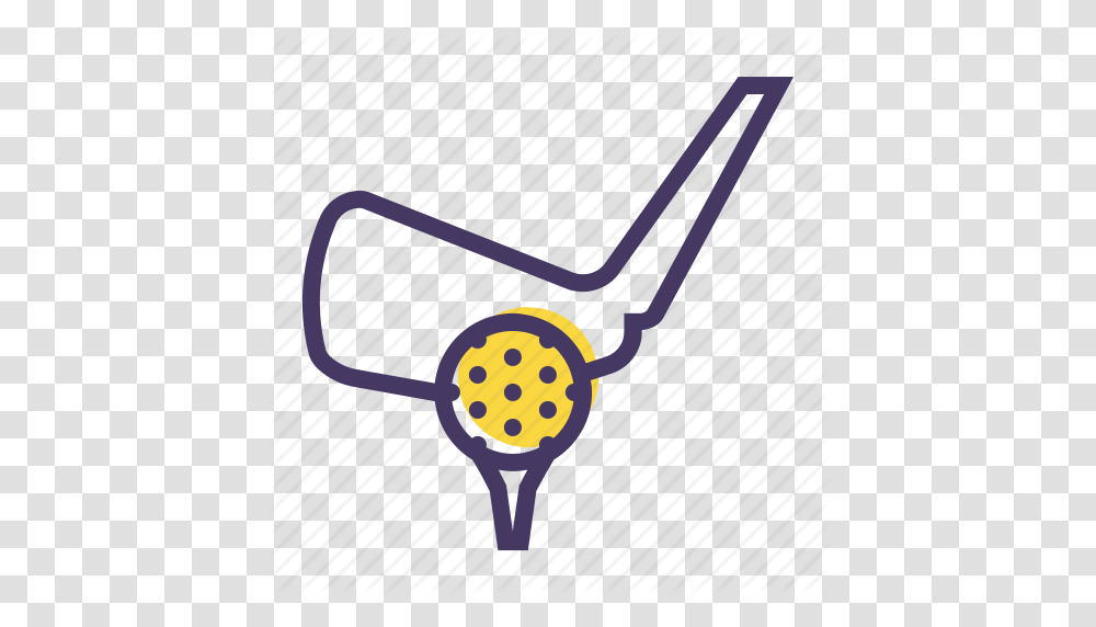 Ball Games Golf Hit Olympics Sports Tee Icon Icon Search, Tennis Racket, Badminton Transparent Png