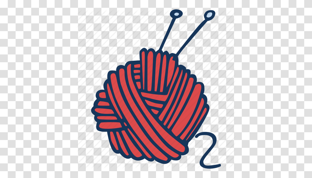 Ball Hand Made Hobby Knitting Sweater Yarn Icon, Logo, Trademark, Coil Transparent Png