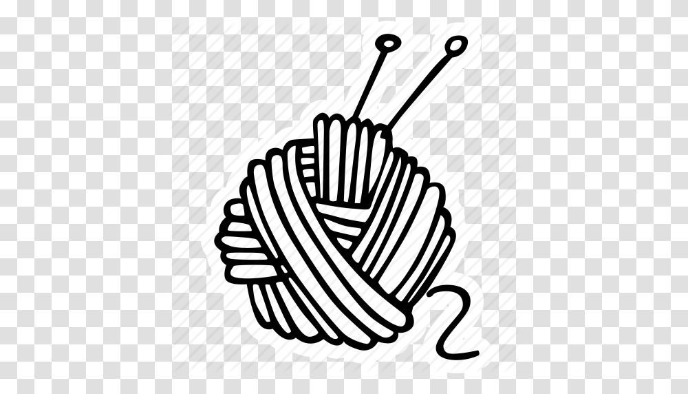 Ball Hand Made Hobby Knitting Sweater Yarn Icon, Logo, Trademark, Leisure Activities Transparent Png