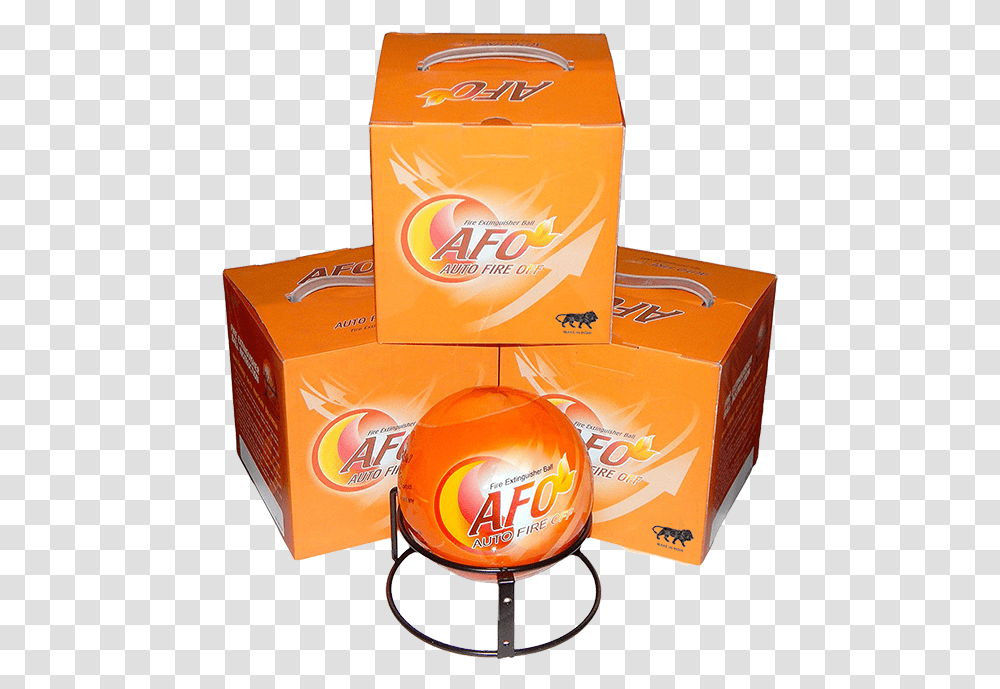 Ball Of Fire Afo Fire Extinguisher Ball, Box, Cardboard, Carton, Plant Transparent Png