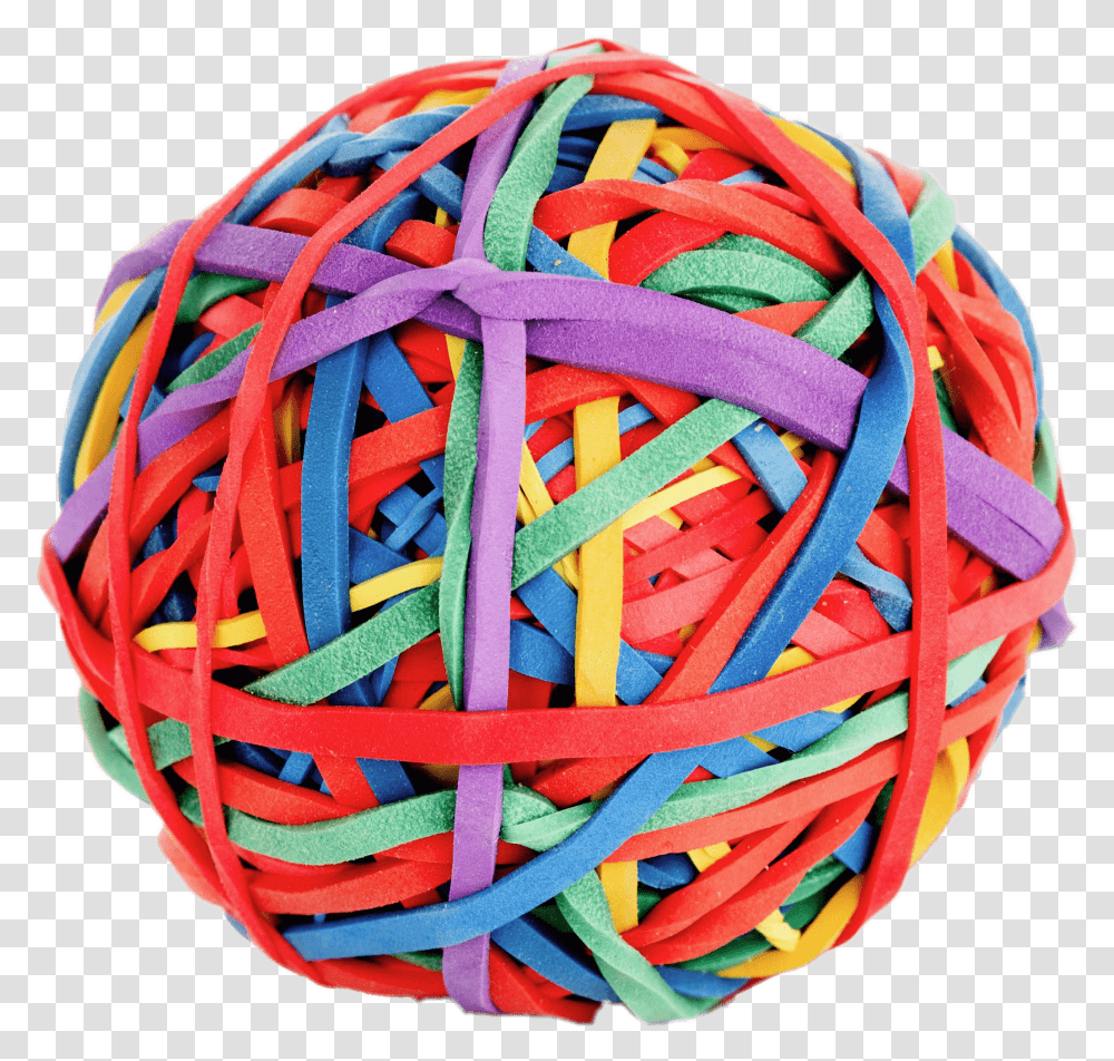 Ball Of Rubber Bands Rubber Band Ball, Sphere Transparent Png