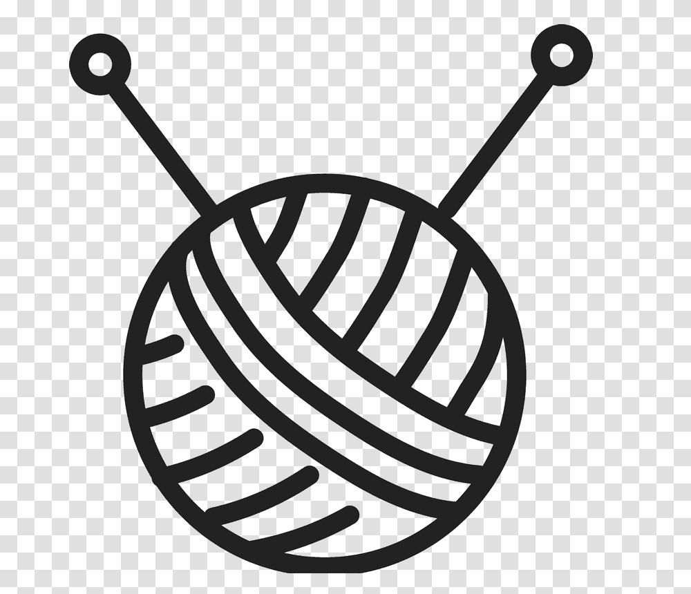 Ball Of Yarn Rubber Stamp Sewing Stamps Stamptopia, Shovel, Tool, Stencil, Silhouette Transparent Png