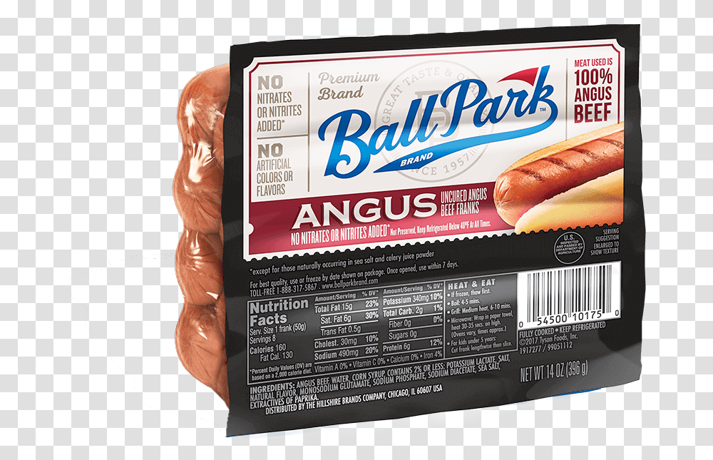 Ball Park Angus Beef 28 Oz, Hot Dog, Food, Person, Human Transparent Png