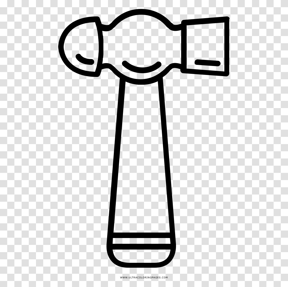 Ball Peen Hammer Clipart Black And White, Gray, World Of Warcraft Transparent Png