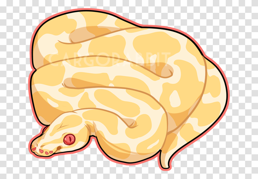 Ball Python Clipart Cute Cartoon, Food, Plant, Nut, Vegetable Transparent Png