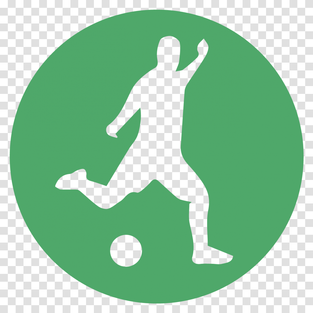 Ball Soccer Icons Green, Person, Sphere, Handball Transparent Png
