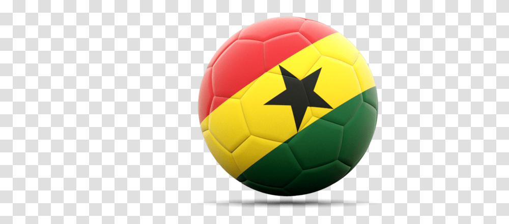 Ball With Ghana Flag, Soccer Ball, Football, Team Sport, Sports Transparent Png