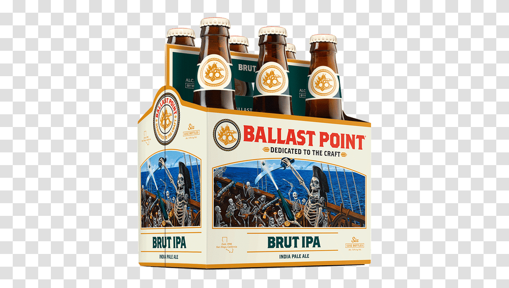 Ballast Point Bone Dry Brut Ipa Ballast Point Manta Ray, Beer, Alcohol, Beverage, Drink Transparent Png