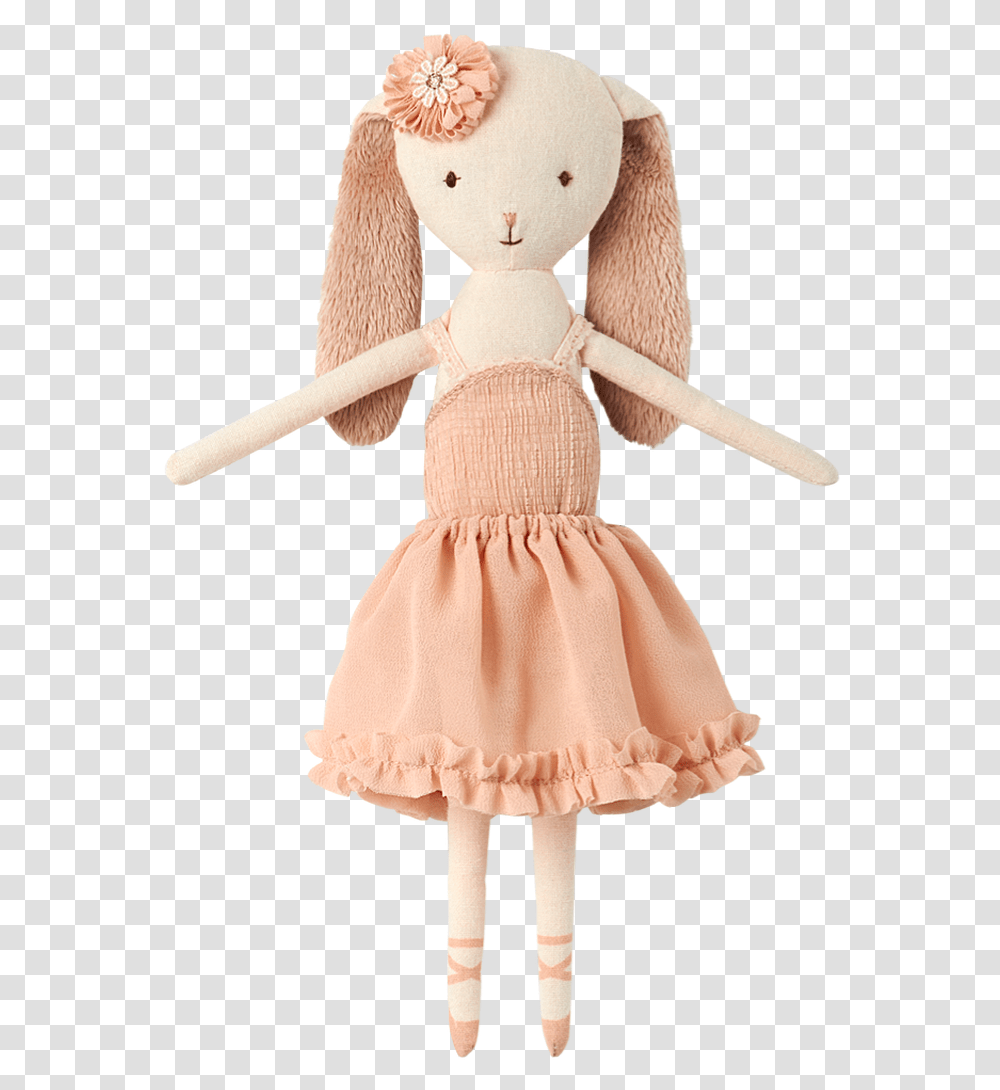 Ballerina Bunny In Tube Maileg Ballerina, Doll, Toy Transparent Png
