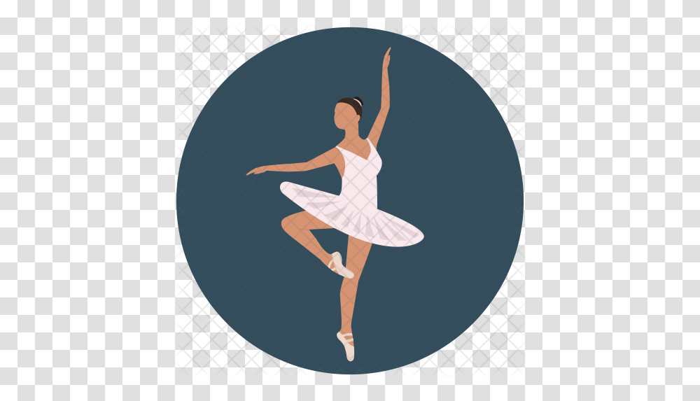 Ballerina Icon Ballet, Dance, Person, Human Transparent Png