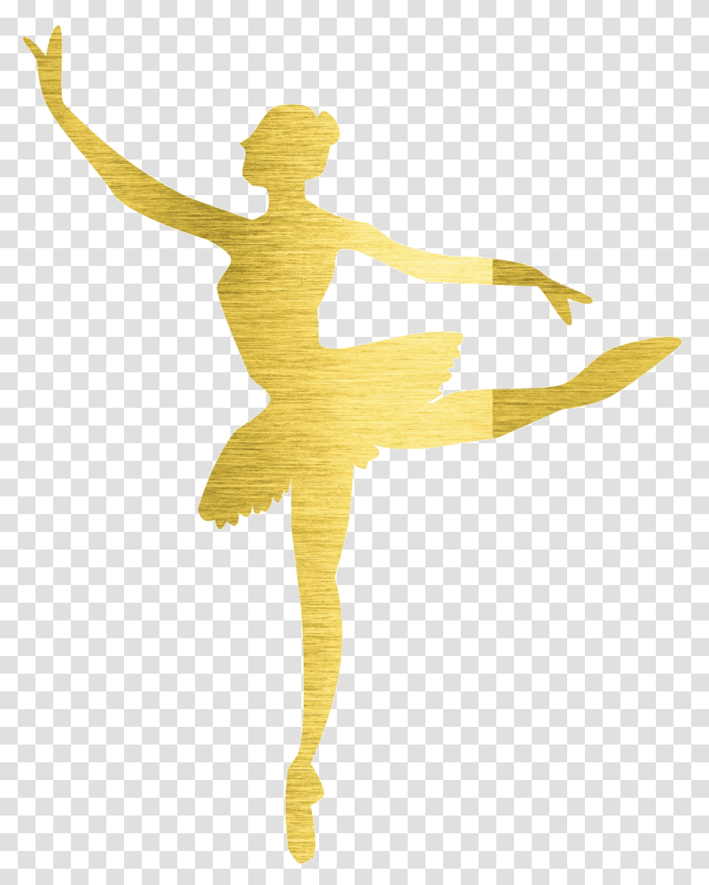 Ballerina Image Bailarina Dourada Desenho, Cross, Dance, Dance Pose Transparent Png