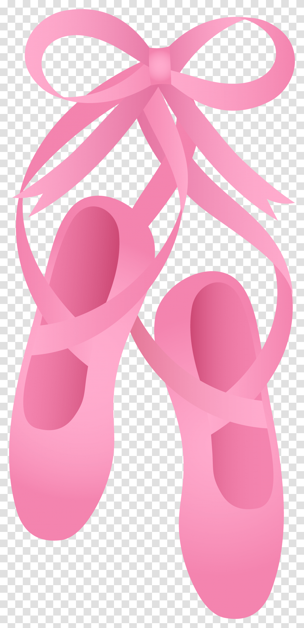 Ballerina Shoes Clipart Clip Art Ballet Slippers, Apparel, Footwear, Flip-Flop Transparent Png