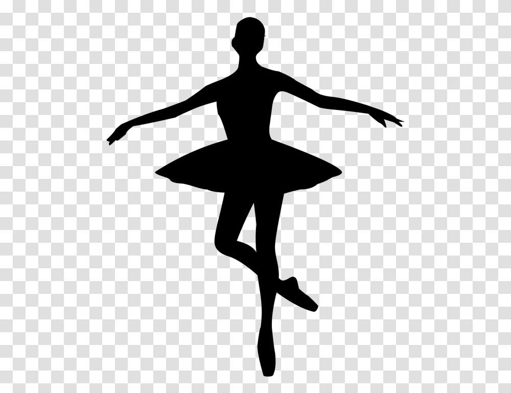Ballerina Silhouette Dancing Woman Girl Female Siluetas De Mujeres Bailando, Gray, World Of Warcraft Transparent Png