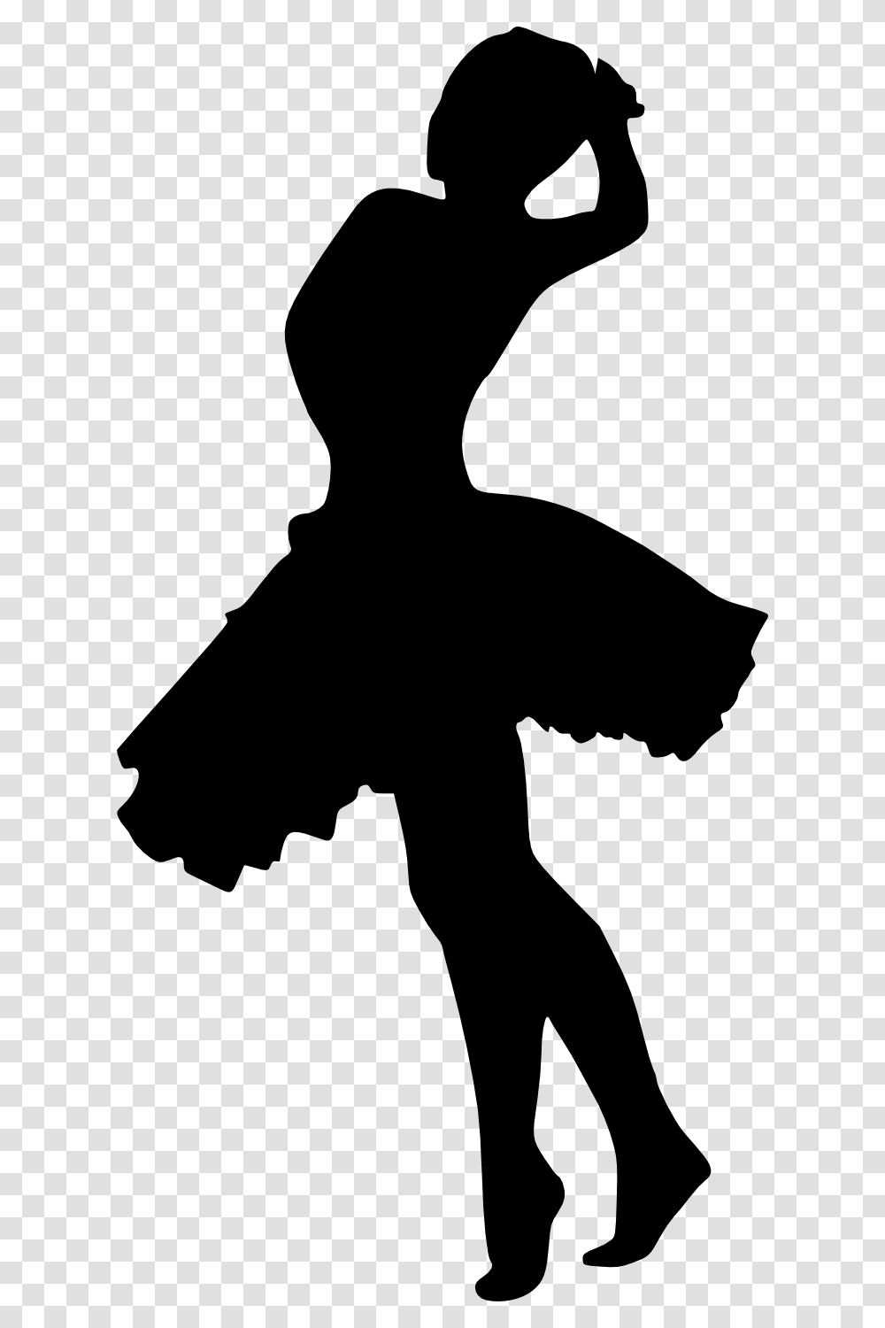 Ballerina Silhouette Pretty Silhouettes, Person, Back, Leisure Activities, Leaf Transparent Png