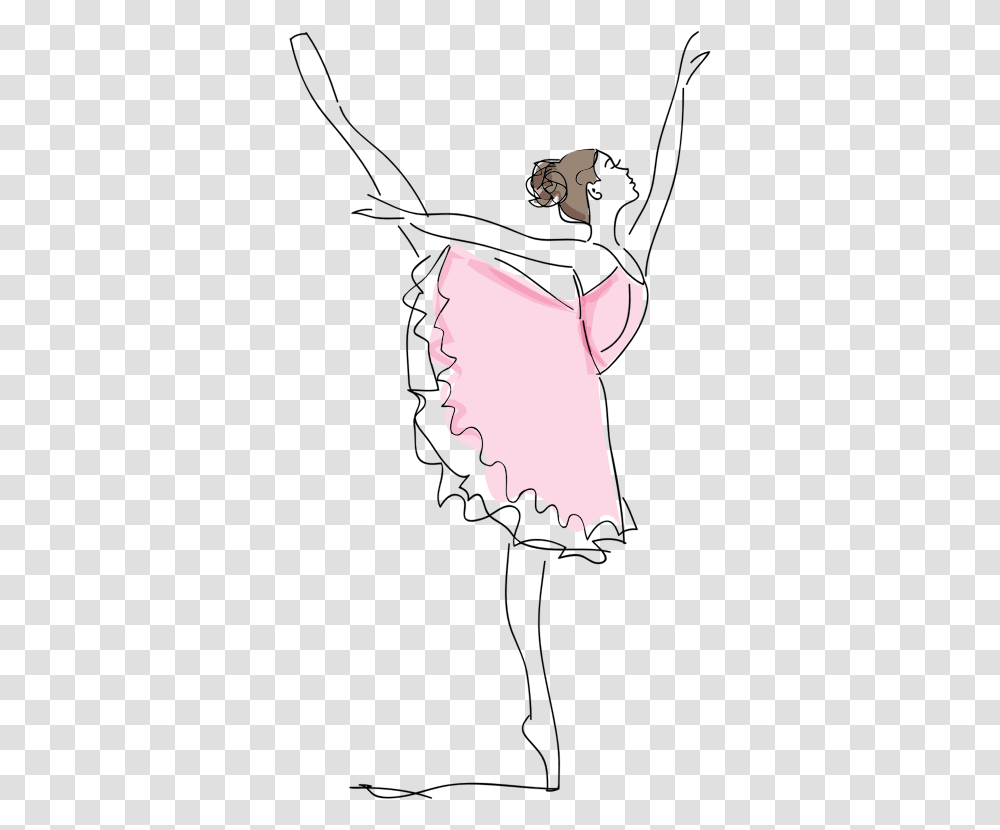 Ballerina Sketch Ballerina Clipart, Teeth, Mouth, Hand, Person Transparent Png