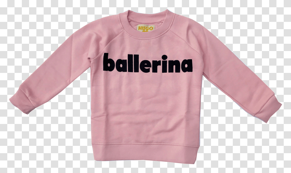 Ballerina Sweat Shirt, Clothing, Apparel, Sweatshirt, Sweater Transparent Png
