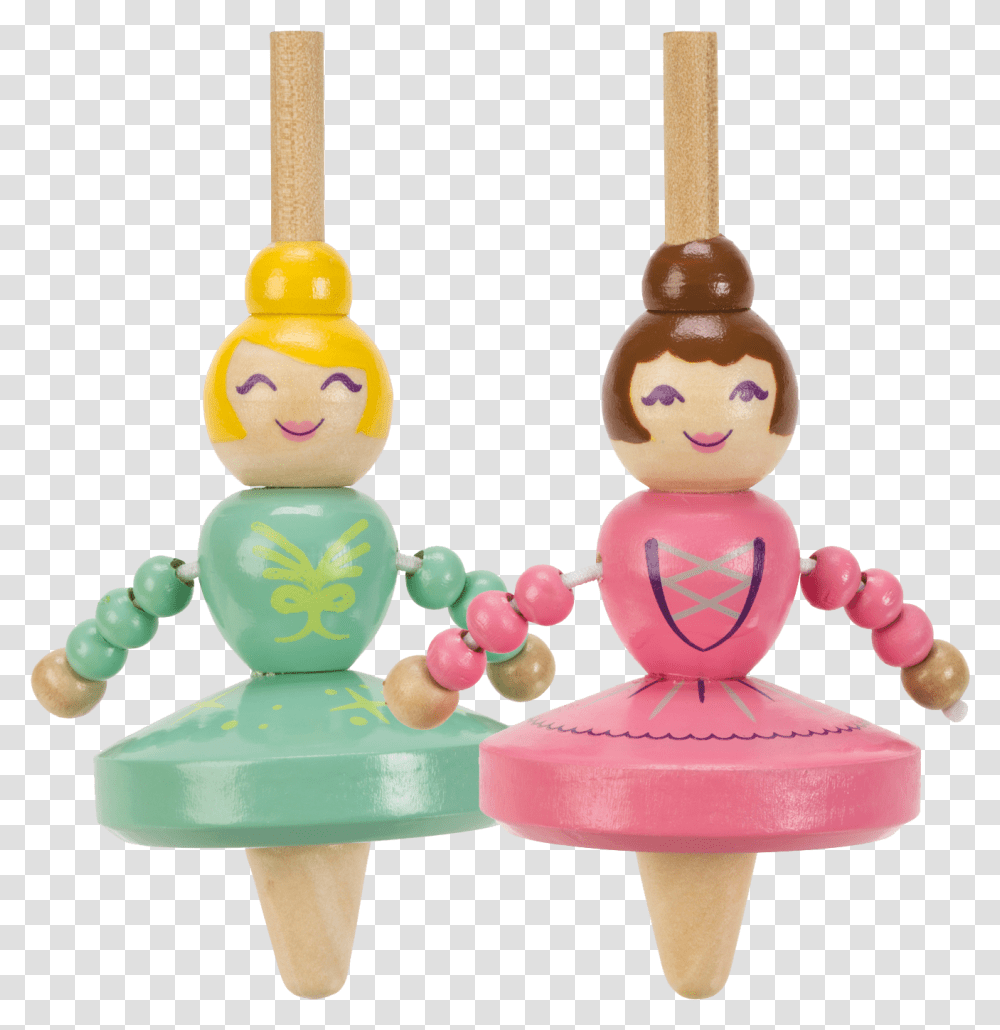 Ballerina Top Figurine, Toy, Rattle, Doll Transparent Png