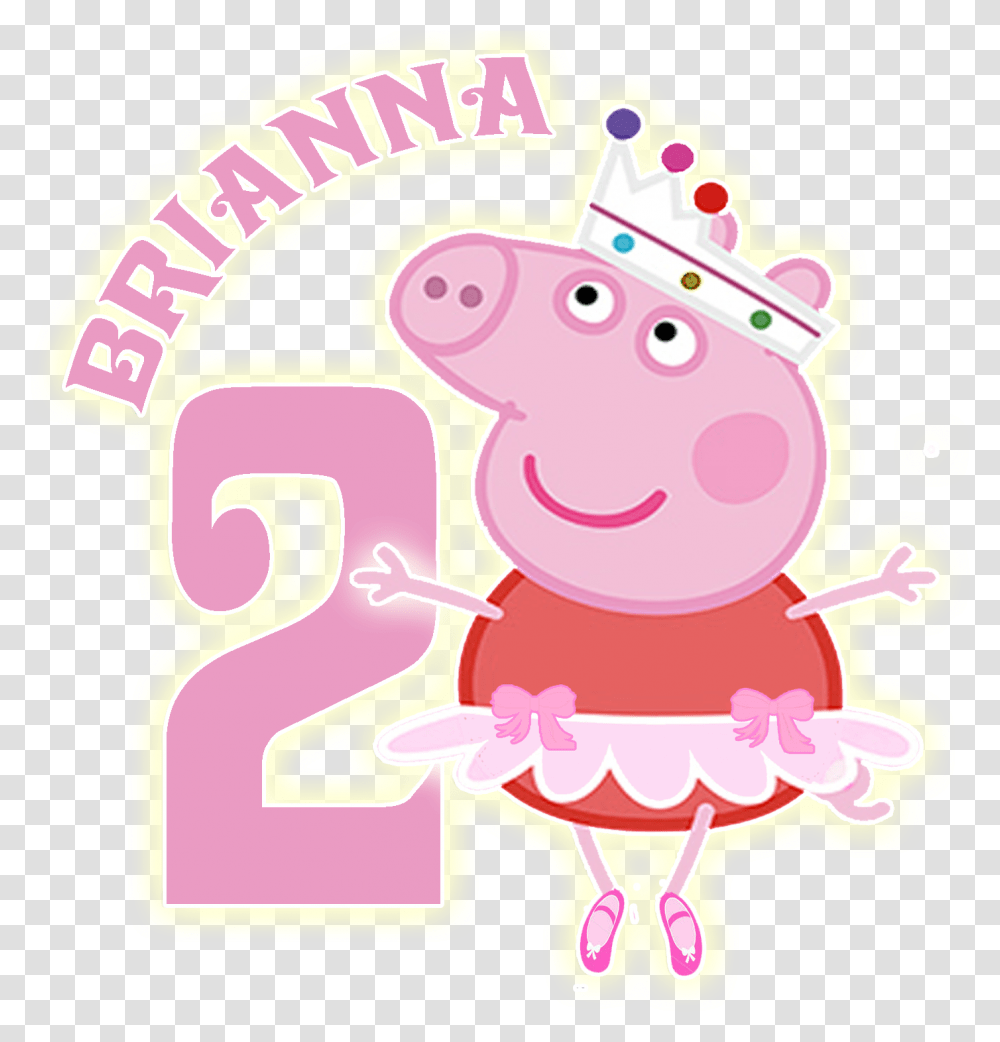 Ballerine Clipart Peppa Pig Peppa Pig Ballet, Number, Rattle Transparent Png