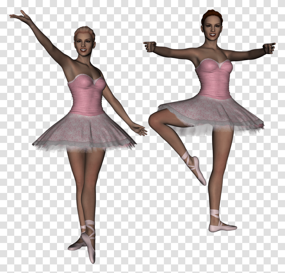 Ballet Ballerina Dancer Girl 3d Render Tutu 3d Ballerina, Person, Human, Dance Pose, Leisure Activities Transparent Png