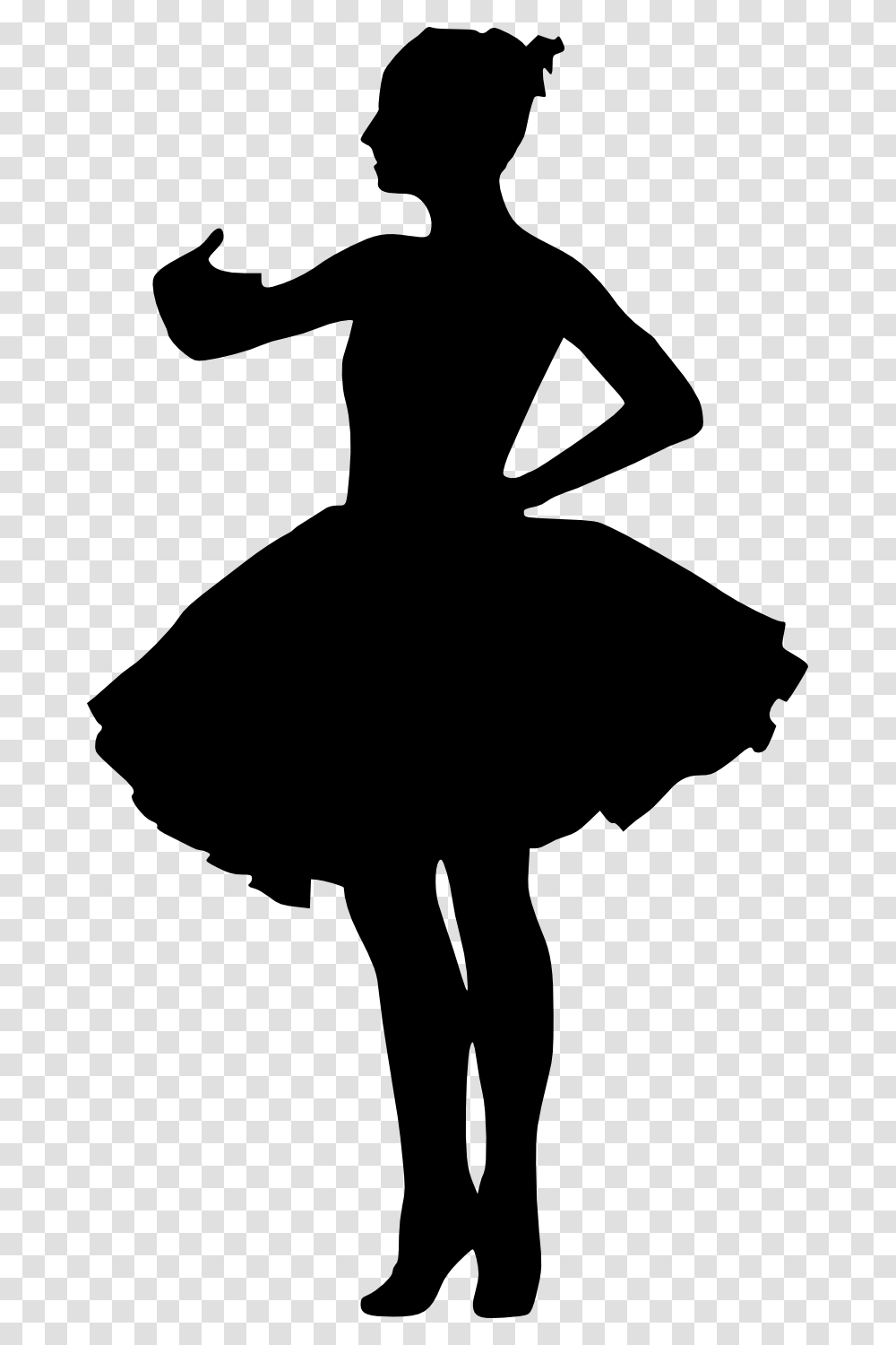 Ballet Dance Silhouettes Background, Person, Human, Ballerina, Stencil Transparent Png