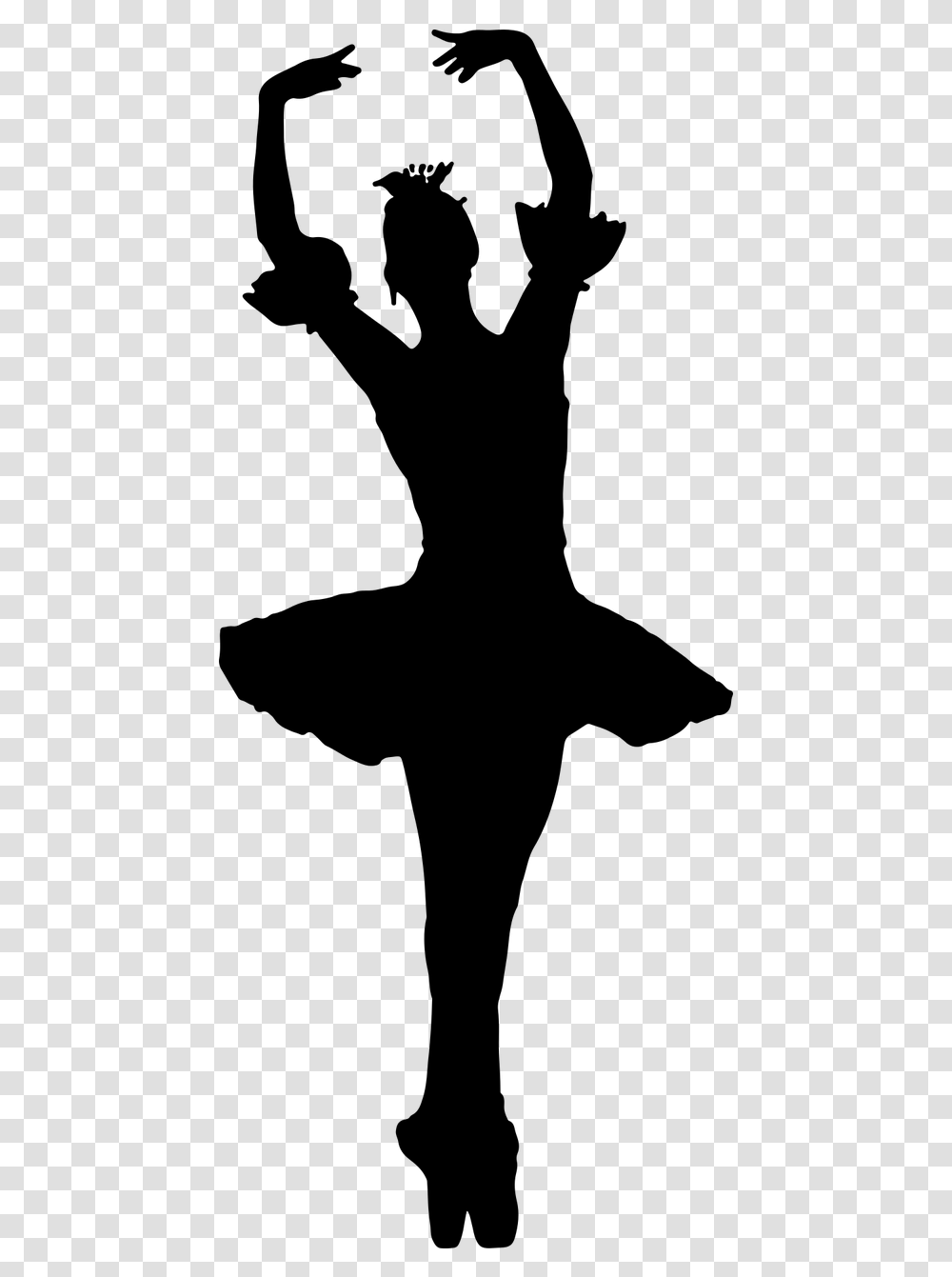 Ballet Dancer Ballerina Emoji, Gray, World Of Warcraft Transparent Png