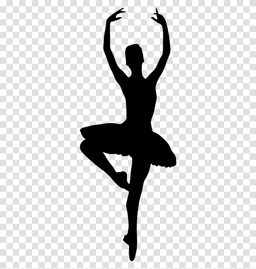 Ballet Dancer, Person, Silhouette, Human, Stencil Transparent Png