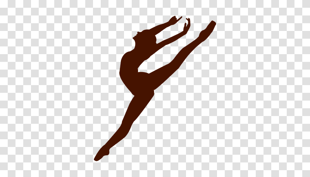 Ballet Dancer Pose Jumping Silhouette, Person, Human, Leisure Activities, Dance Pose Transparent Png