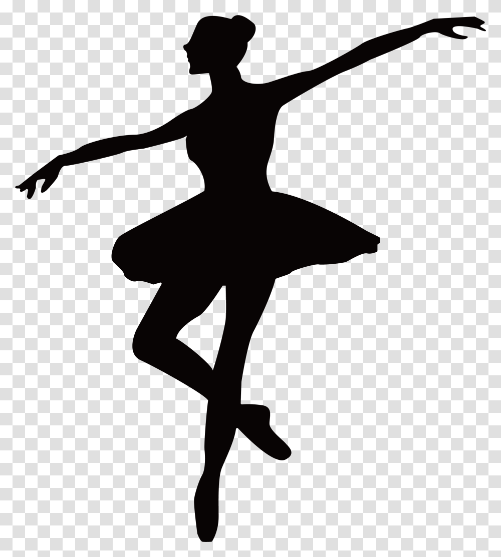 Ballet Dancer Silhouette, Person, Human, Ballerina Transparent Png