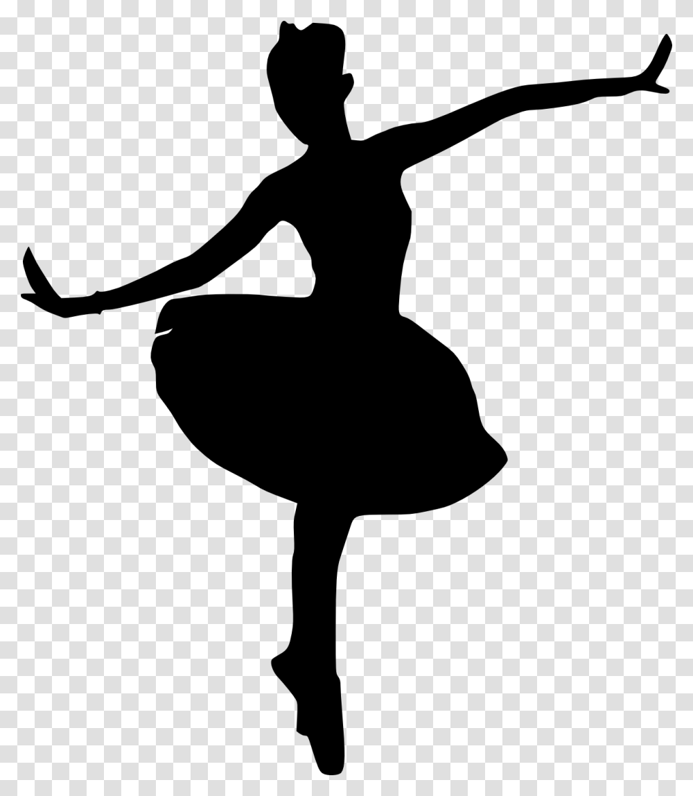 Силуэт танцующей балерины