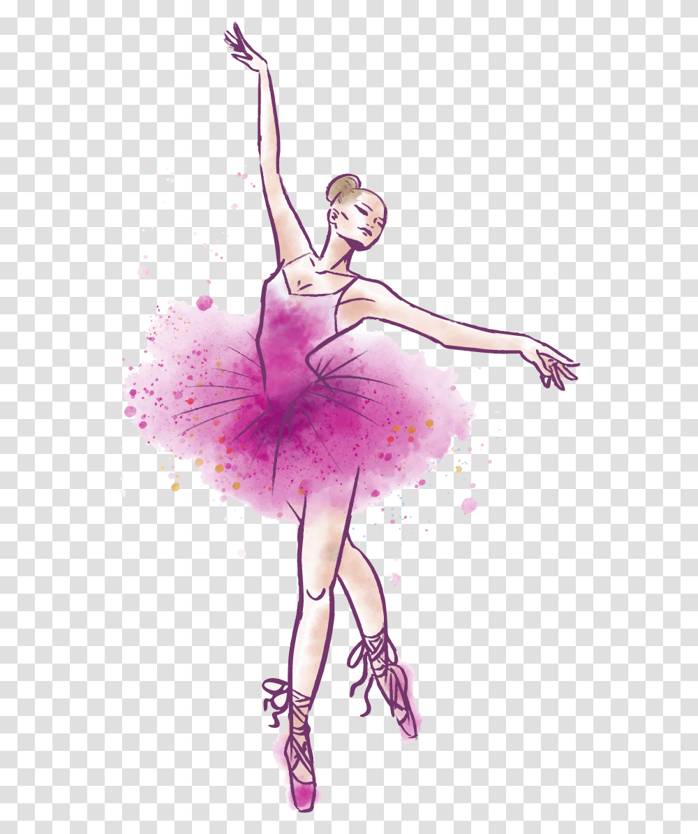 Ballet Dancer Watercolor Painting, Person, Human, Ballerina, High Heel Transparent Png