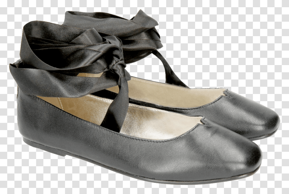 Ballet Pumps Melly 4 Nappa Black Ribbon, Apparel, Footwear, Shoe Transparent Png