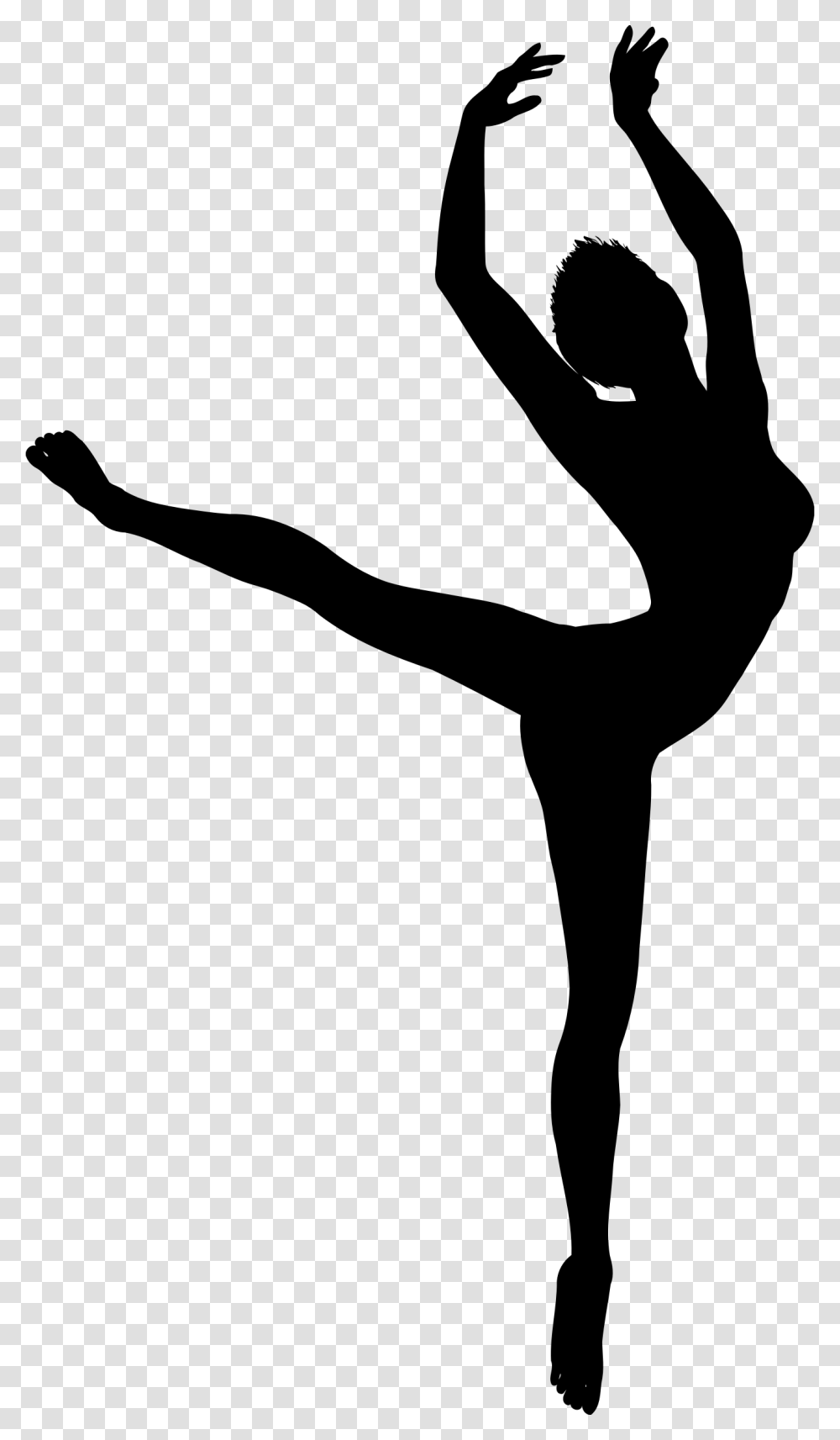 Ballet Silhouette With Background, Gray, World Of Warcraft Transparent Png