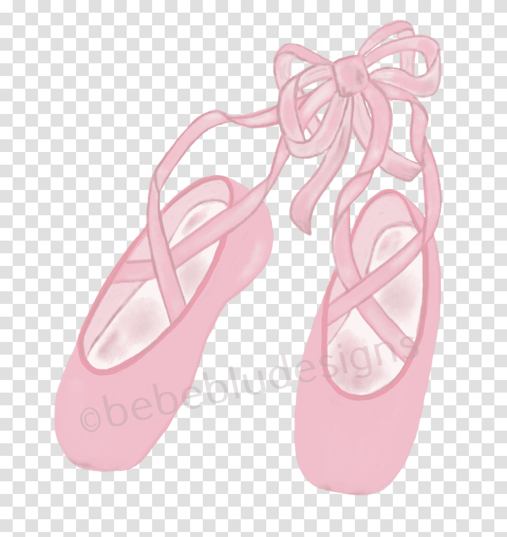Ballet Slippers Flip Flops, Apparel, Footwear, Flip-Flop Transparent Png