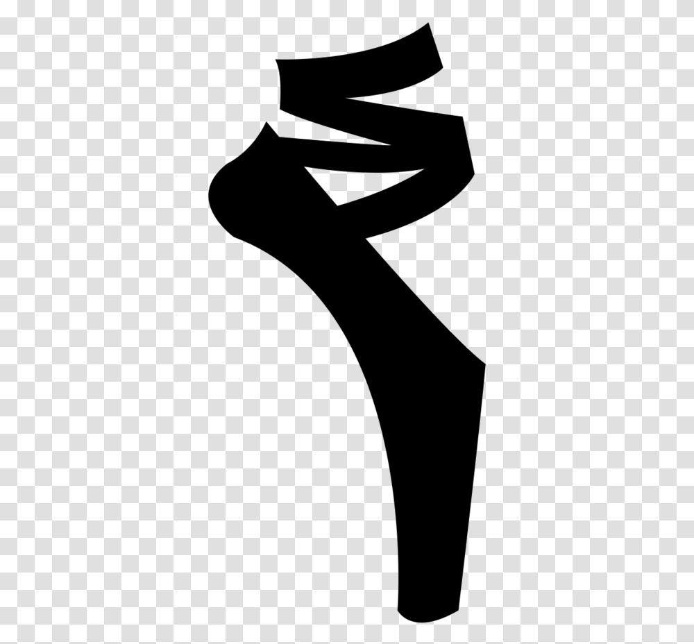 Ballet Vector Pointe Shoe Dance Symbol, Gray, World Of Warcraft Transparent Png