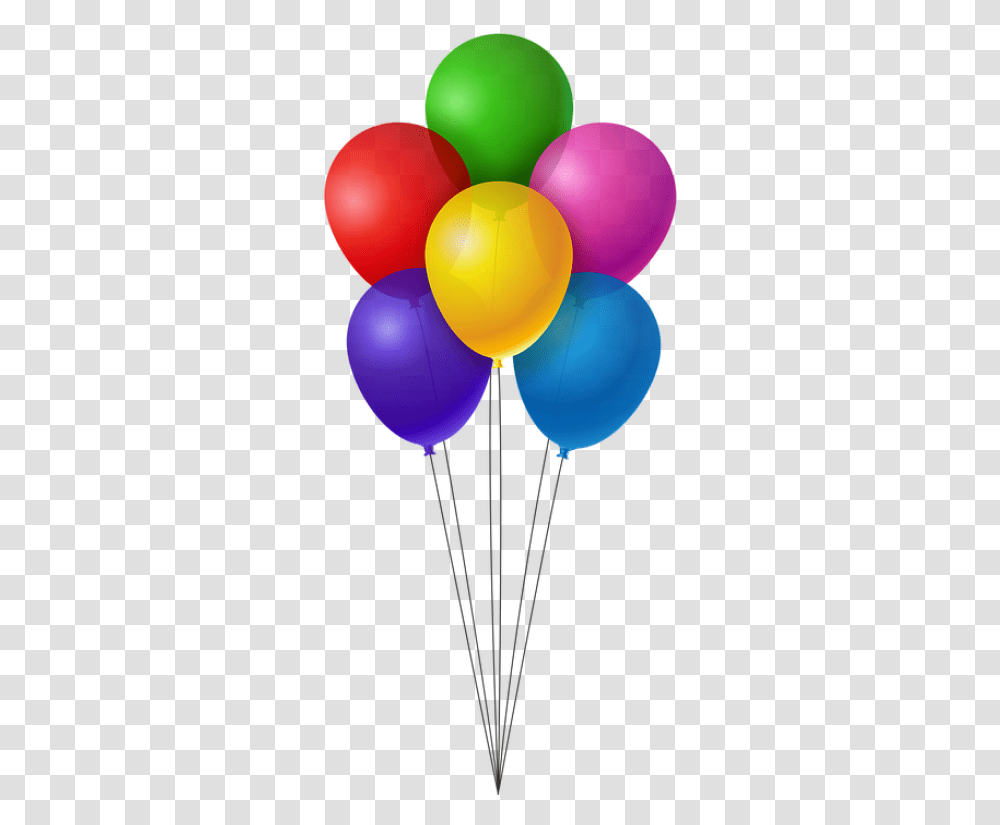 Ballons Bunte Geburtstag FTitle Ballons Balloon Birthday Transparent Png