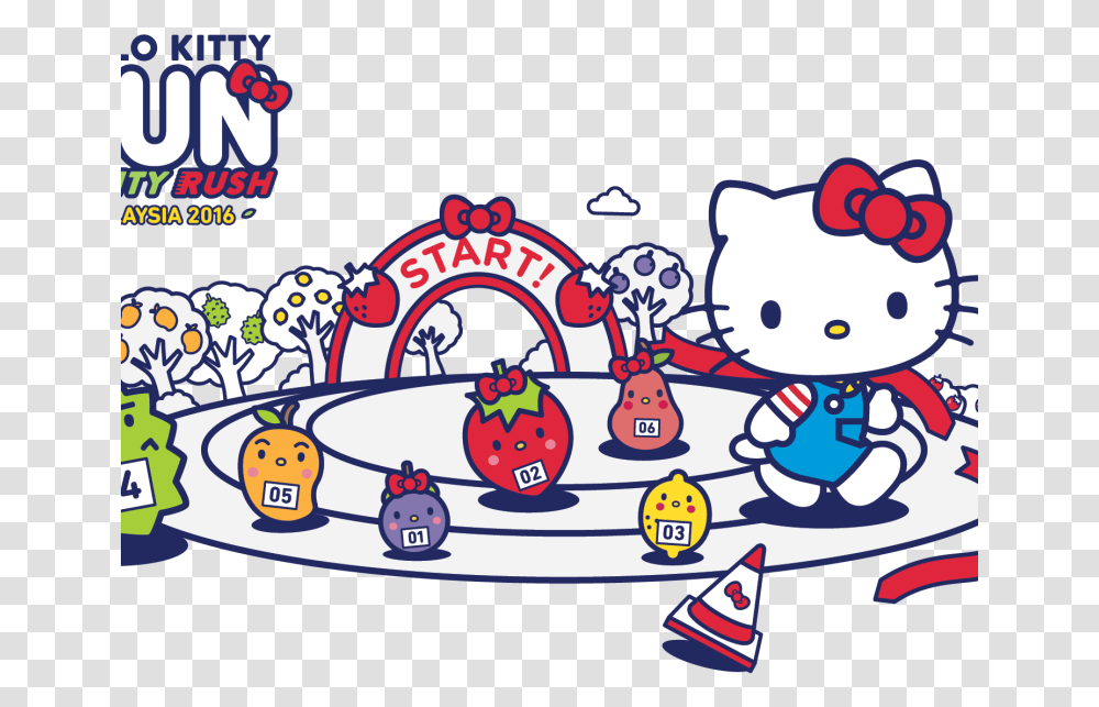 Ballons Clipart Hello Kitty Hello Kitty Run Malaysia, Label, Car, Vehicle Transparent Png