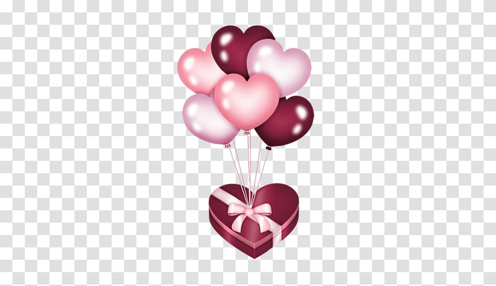 Ballonspngtube Clip Art Birthday Valentines, Heart, Gift Transparent Png