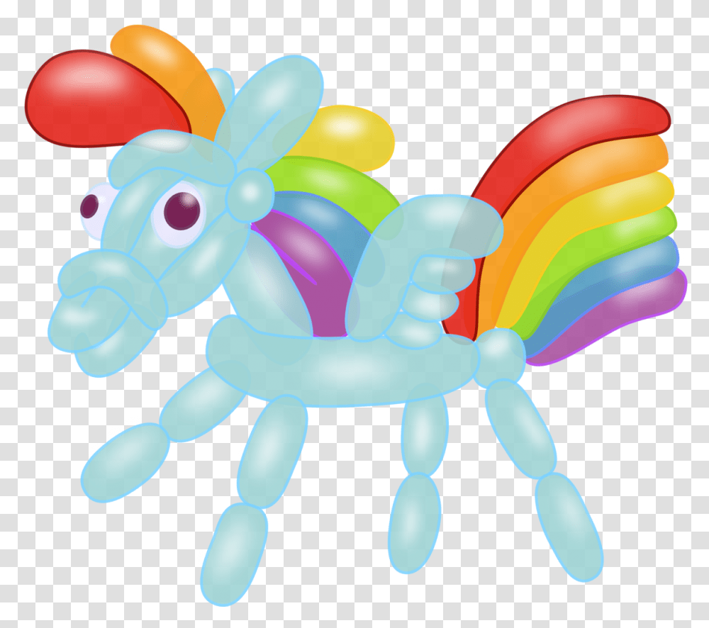 Balloon Animals & Clipart Free Download Balloon Animals Rainbow Dash, Toy Transparent Png